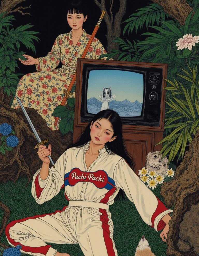 Right Parallax Background Element