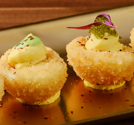FRIED DEVILED EGGS